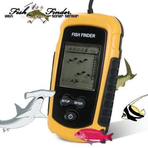 Sonar Portátil Para Pesca Fish Finder Com Sonda Ultra-sônica