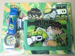 Relógio Analógico + Carteira Do BEN 10